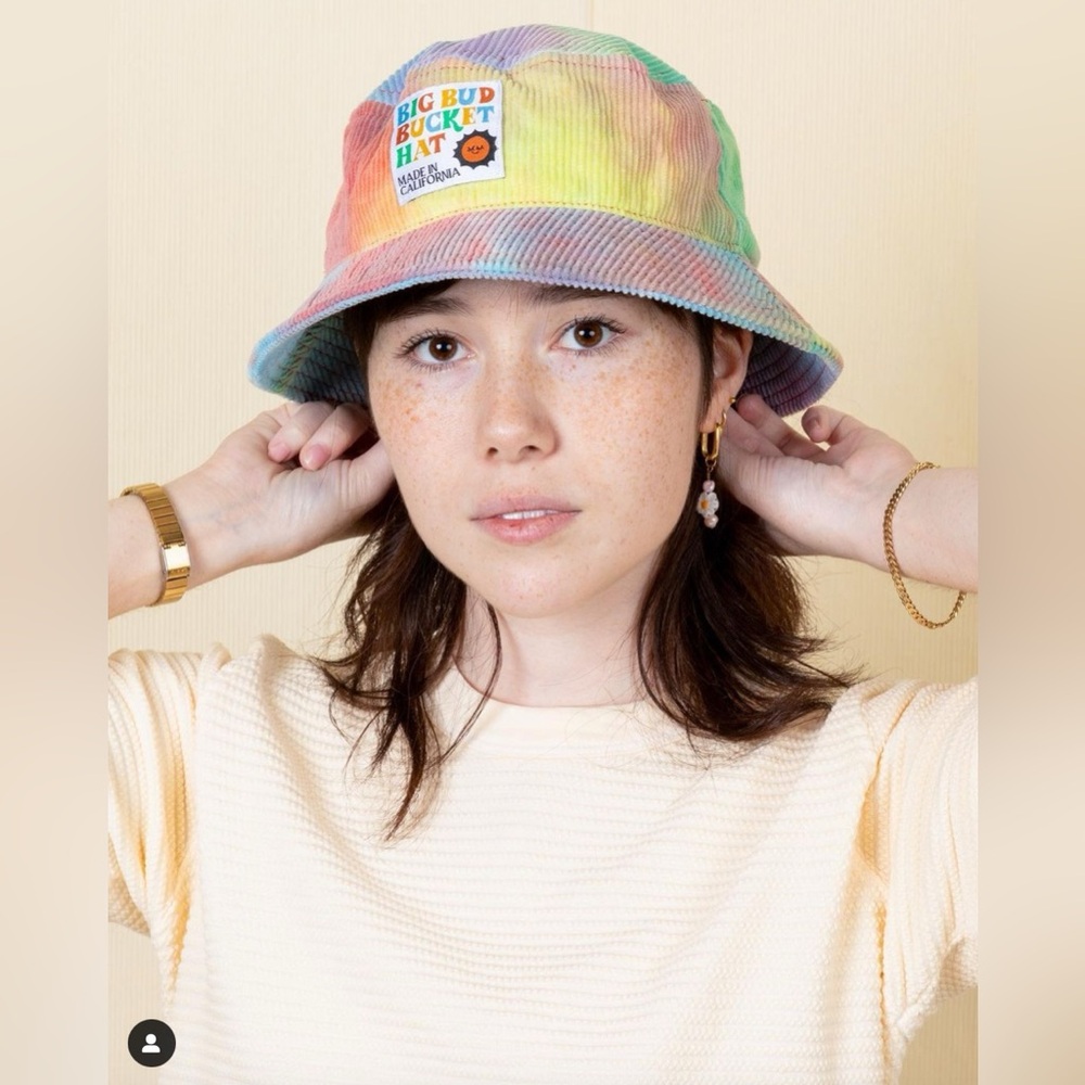 Big Bud Press Honeycomb Crop Tee Waffle Knit, off-White